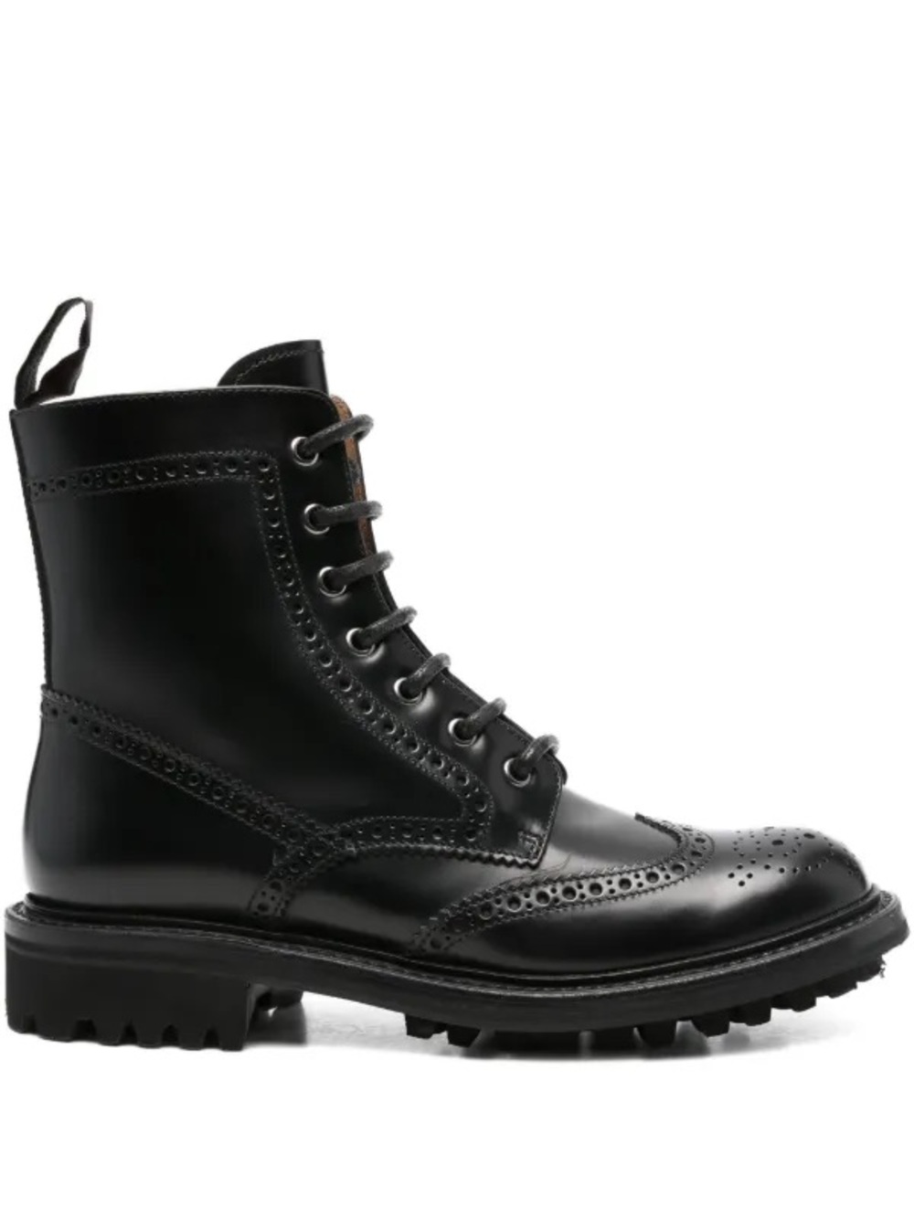๐ฅ๐ฅ๐ฅ Church's black leather lace-up brogue boots size 7 US/ 37 1/2 European